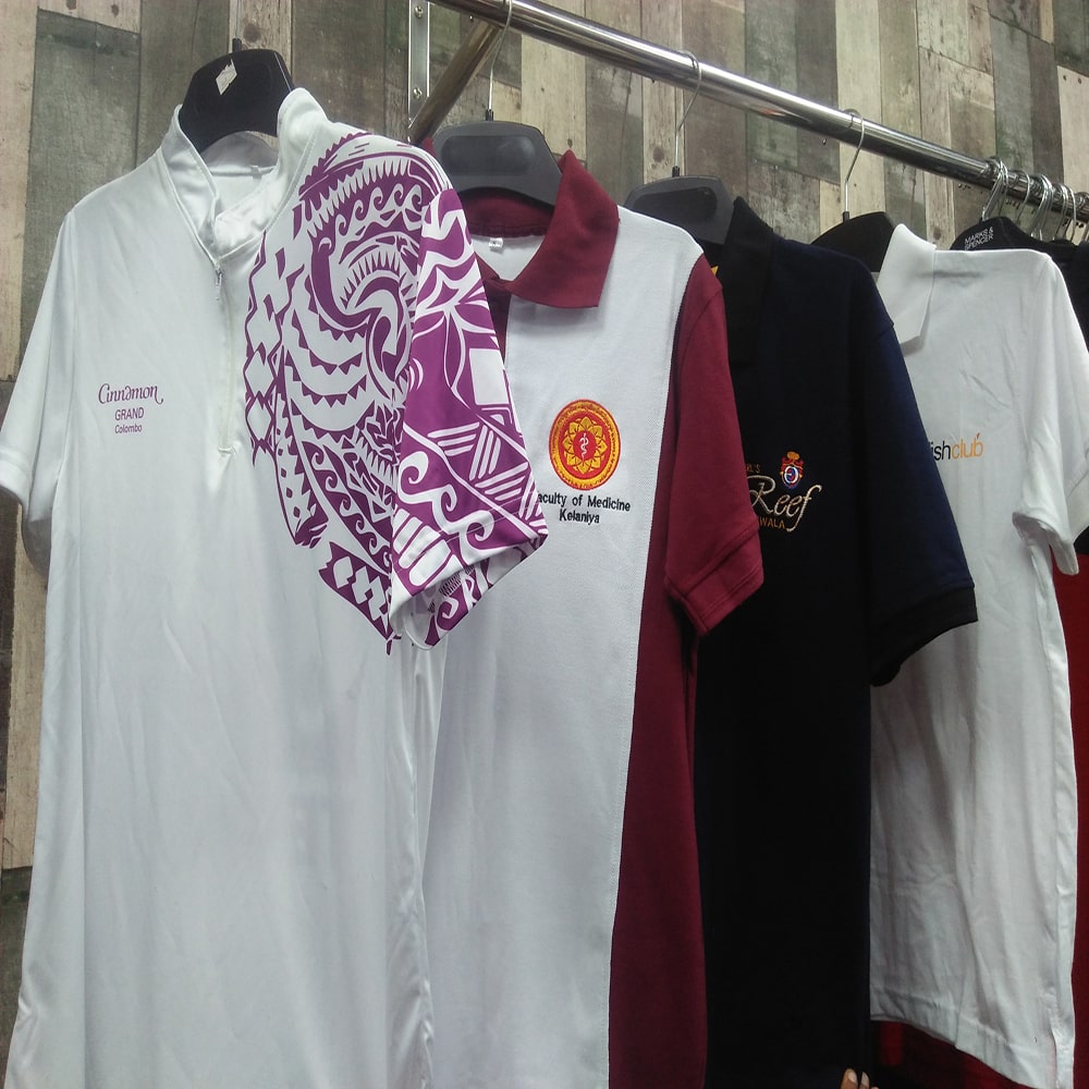 All types of t-shirt printing in Sri Lanka timely.lk