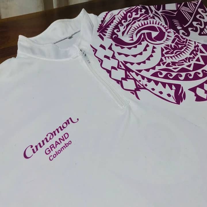 hotel staff and fun game sports cricket match event t-shirt printing in Sri-Lanka